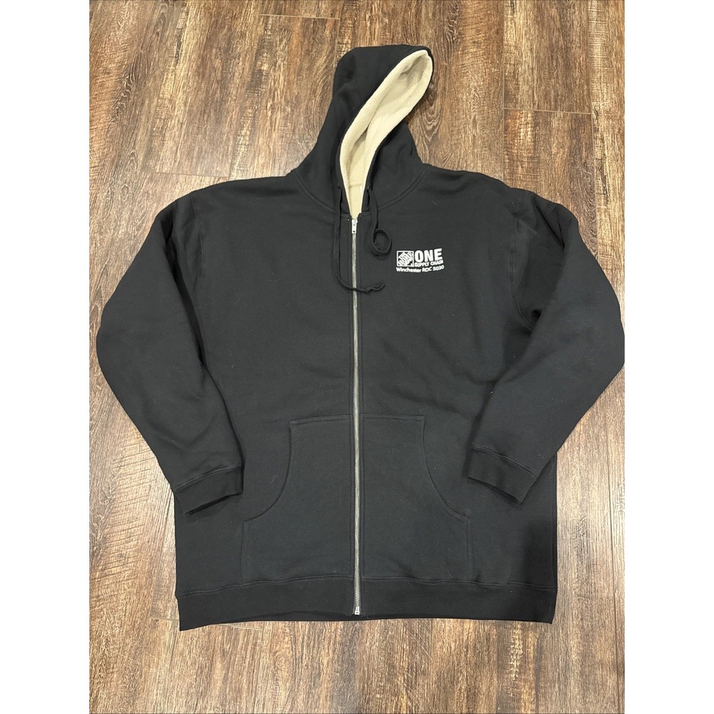 Home Depot ONE Supply Chain Winchester VA MENS Sherpa Lined FULL ZIP Jacket XL